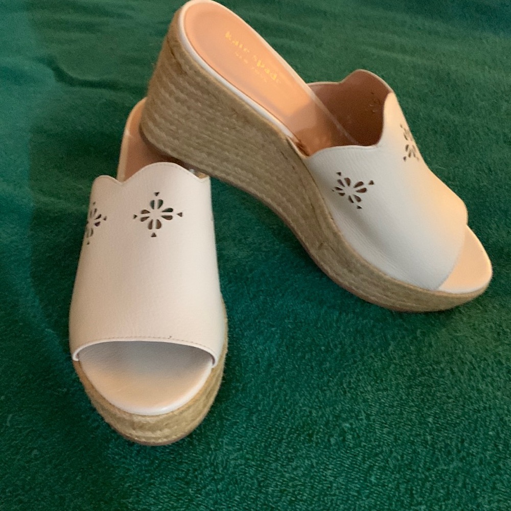 Kate Spade espadrille wedges